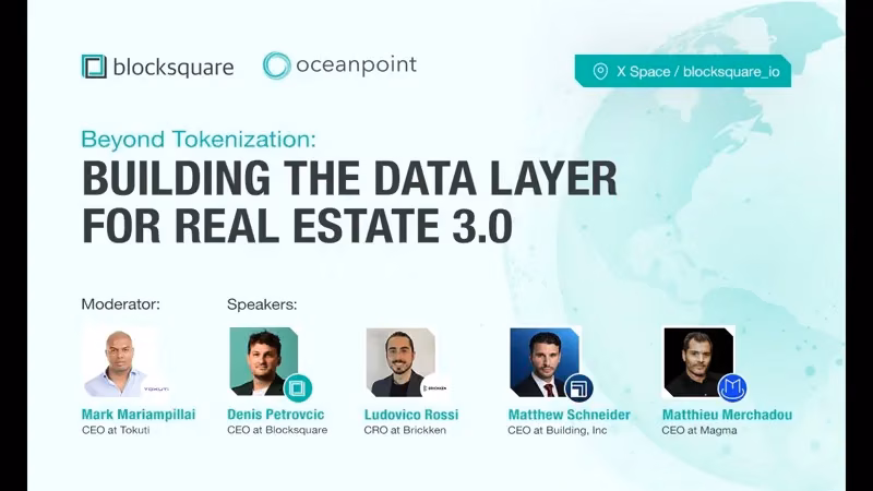 Beyond Tokenization: Building the Data Layer for Real Estate 3.0 — cover