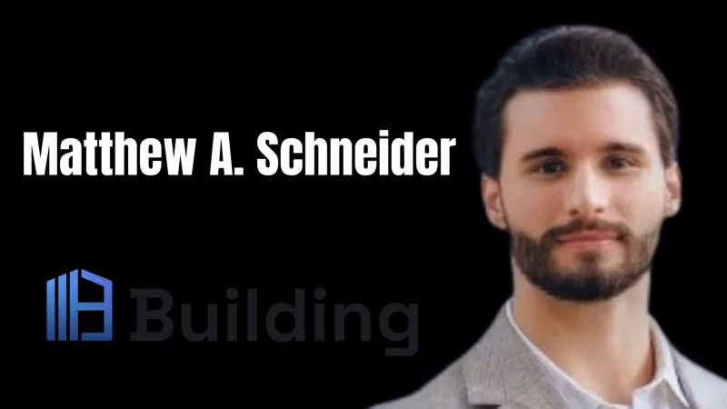 Builder Spotlight: Matthew A. Schneider — Building, Inc — cover