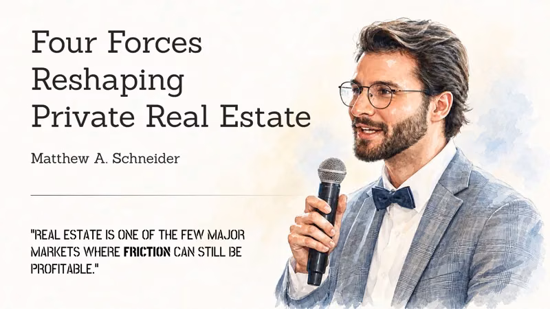 Four Forces Reshaping Private Real Estate — cover