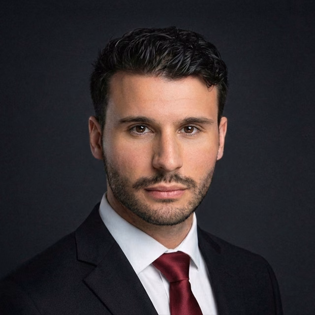 Matthew A. Schneider — Headshot — dark background