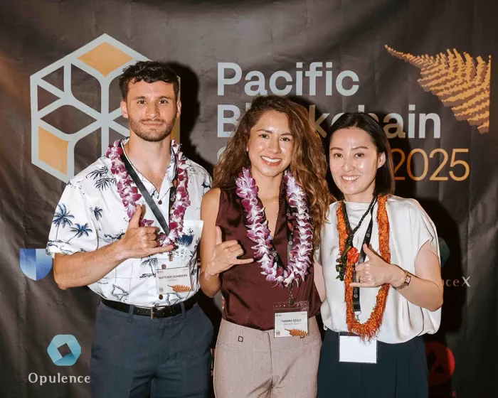 Matthew Schneider at the Pacific Blockchain Summit