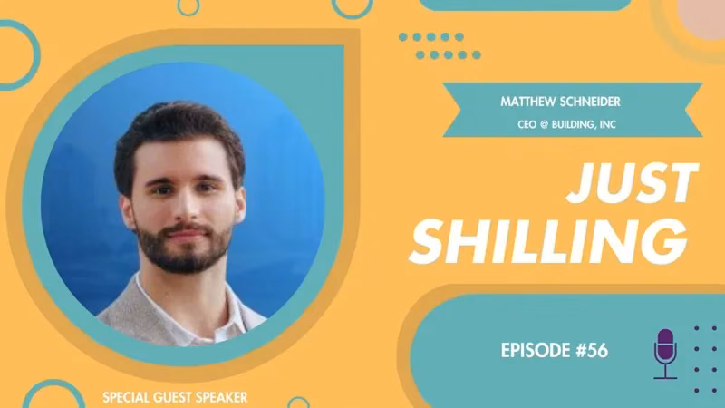 Matthew Schneider Blockchain & Real Estate Innovation Just Shilling — cover