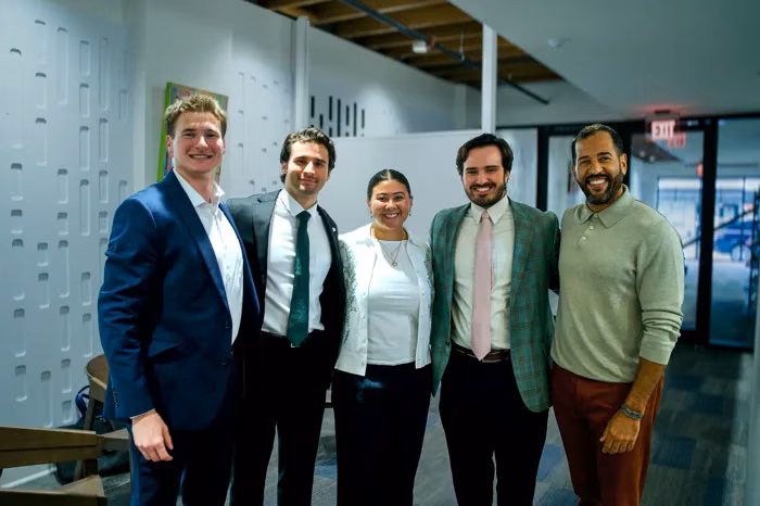 Matthew Schneider with members of the American Legislative Exchange Council (ALEC) and previous Quincy, Massachusetts City Council President, Ian Cain