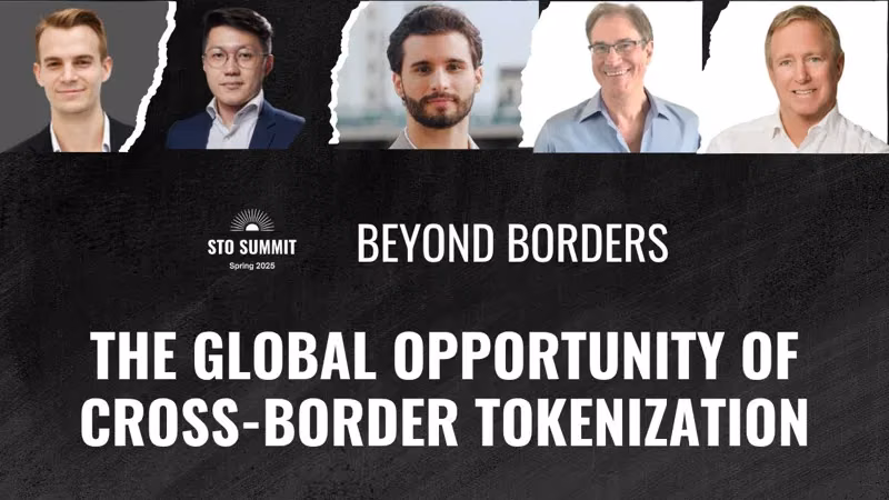 The Global Opportunity of Cross-Border Tokenization | STO Summit — cover