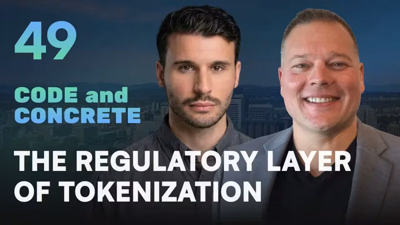 The Regulatory Layer of Tokenization | ft. Tyler Vinson — episode
