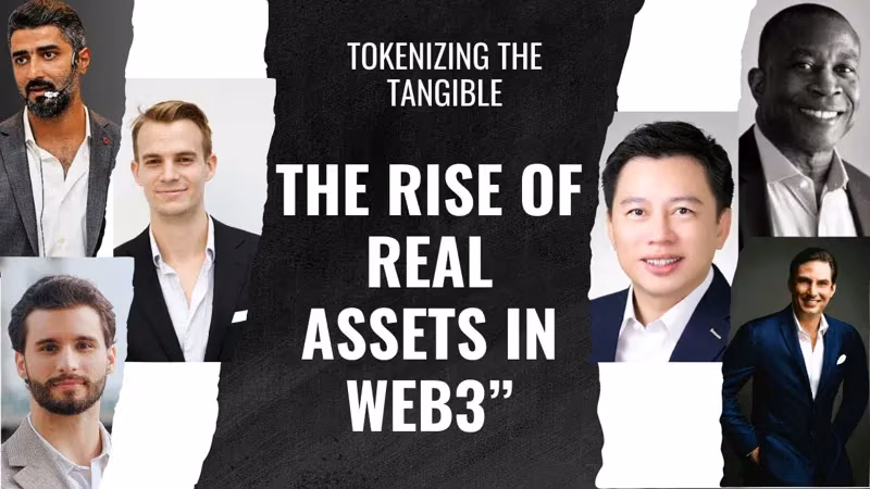 Tokenizing the Tangible: The Rise of Real Assets in Web3 | STO Summit — cover