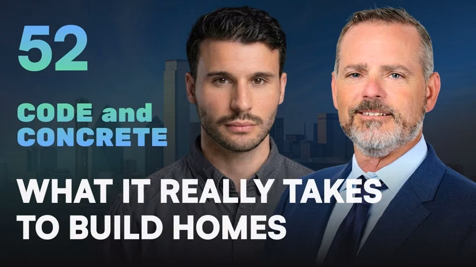 What It Really Takes to Build Homes | ft. David Tucker — episode
